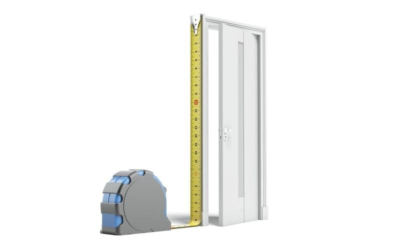 Kapı kasasının ölçüsünün belirlenmesi